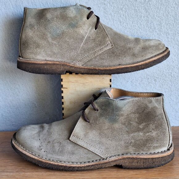 Astorflex Greenflex Chukka Boots Men 9 US EU 42 Tan Suede Lace Up Desert Casual